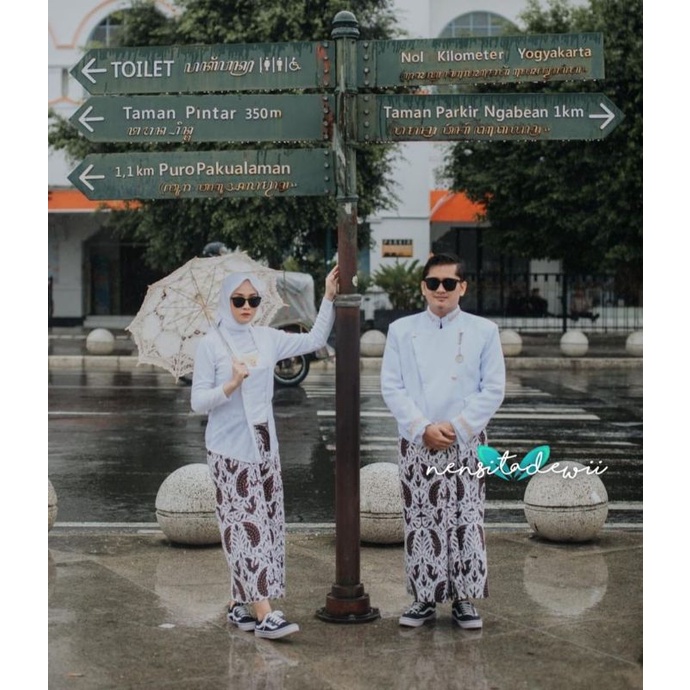 Jual Full Set Baju Prewed Instan Baju Couple Adat Jawa Solo Nuansa