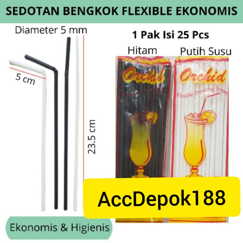 Jual SEDOTAN BENGKOK 5ML SEDOTAN EKONOMIS TEKUK 5ML HITAM DAN PUTIH