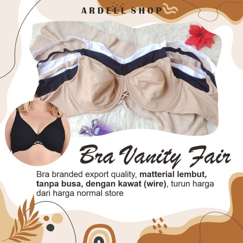 Jual Cv Vanity Fair Bra Wanita Kawat Tanpa Busa Cup Polos Jumbo