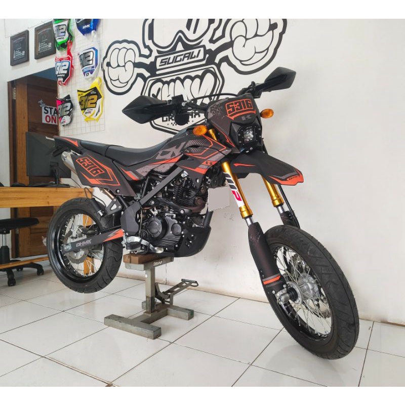 Jual Decal Sticker Klx Bf Dtracker Klx Gordon Full Body Custom Desain