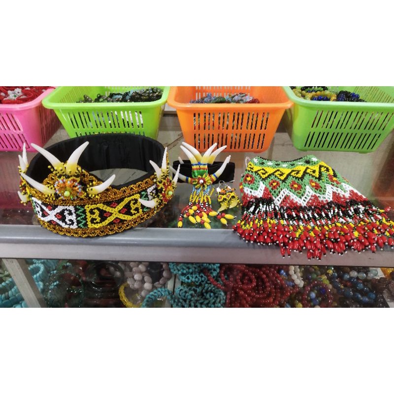 Jual Set Aksesoris Perempuan Dewasa Adat Dayak Shopee Indonesia