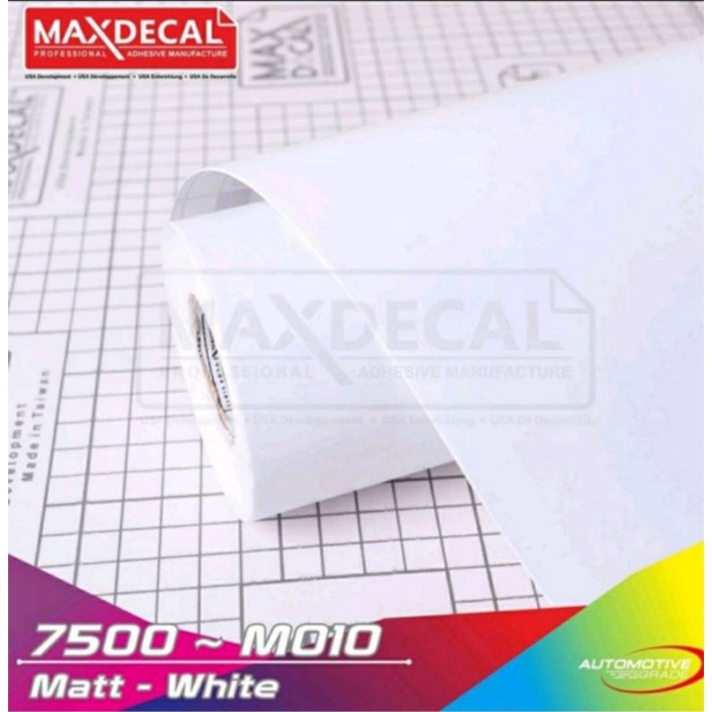 Jual Scotlet Maxdecal White Gloss Putih Metalik White Matt Putih