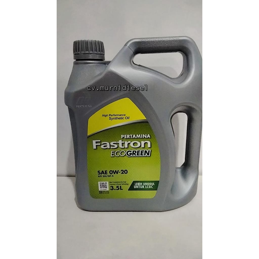 Jual OLI MESIN MOBIL BENSIN FASTRON ECO GREEN SAE 0W 20 3 5 LITER