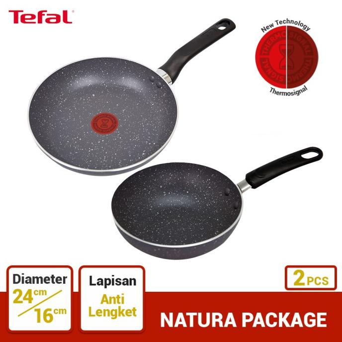 Jual Tefal Natura Package 1 Wajan Panci Set Penggorengan Frypan