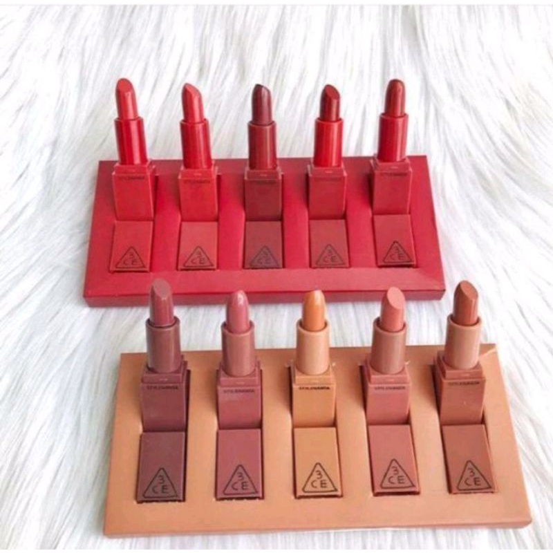 Jual Per Set Lipstik Ce Papan Isi Seri Nude Merah Shopee Indonesia