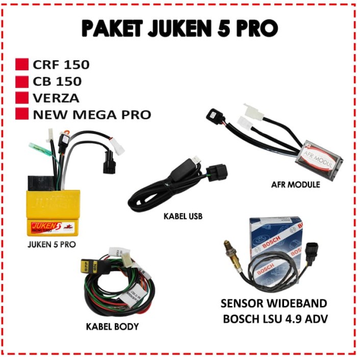 Jual Ecu Brt Juken 5 Pro Racing Turbo Crf 150 Cb 150 Verza New Mega