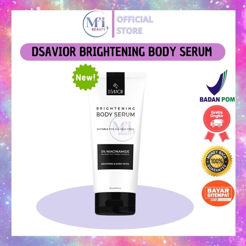 Jual Mfi Dsavior Brightening Body Serum Ml Body Serum With