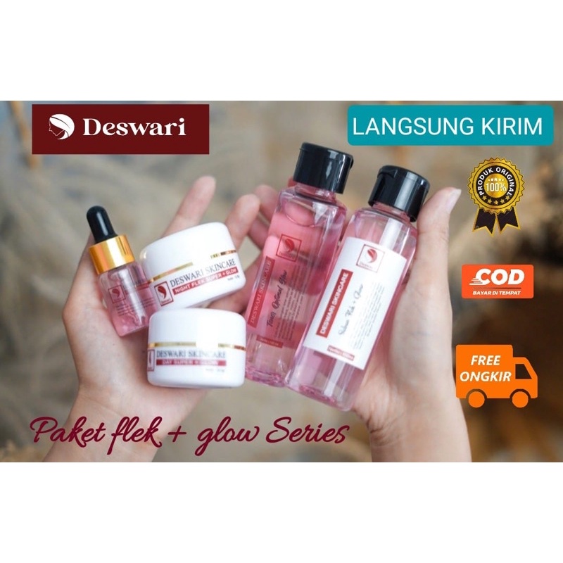 Jual Deswari Skincare Paket Flekglow Melasma Susah Putih Bekasjerawat