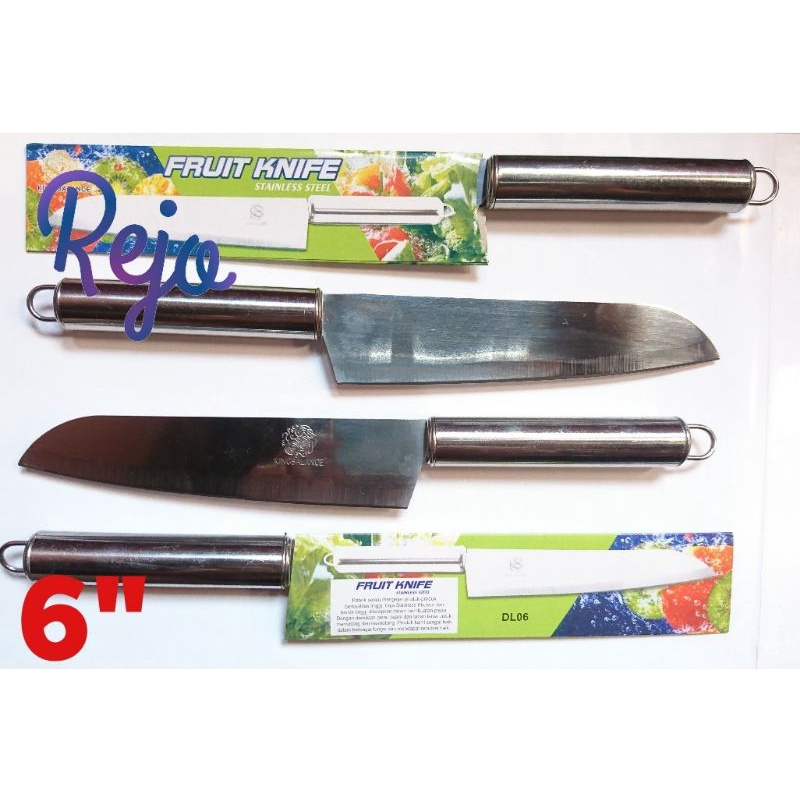 Jual Pisau Dapur Buah Sayur Stainless Steel Inch Shopee Indonesia