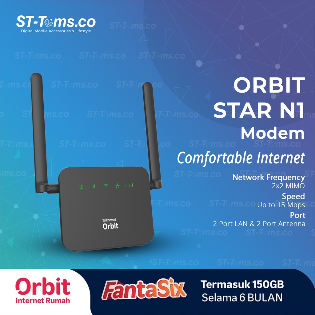 Jual Telkomsel Orbit Star N1 HKM 0127 Modem Wifi 4G High Speed Bonus