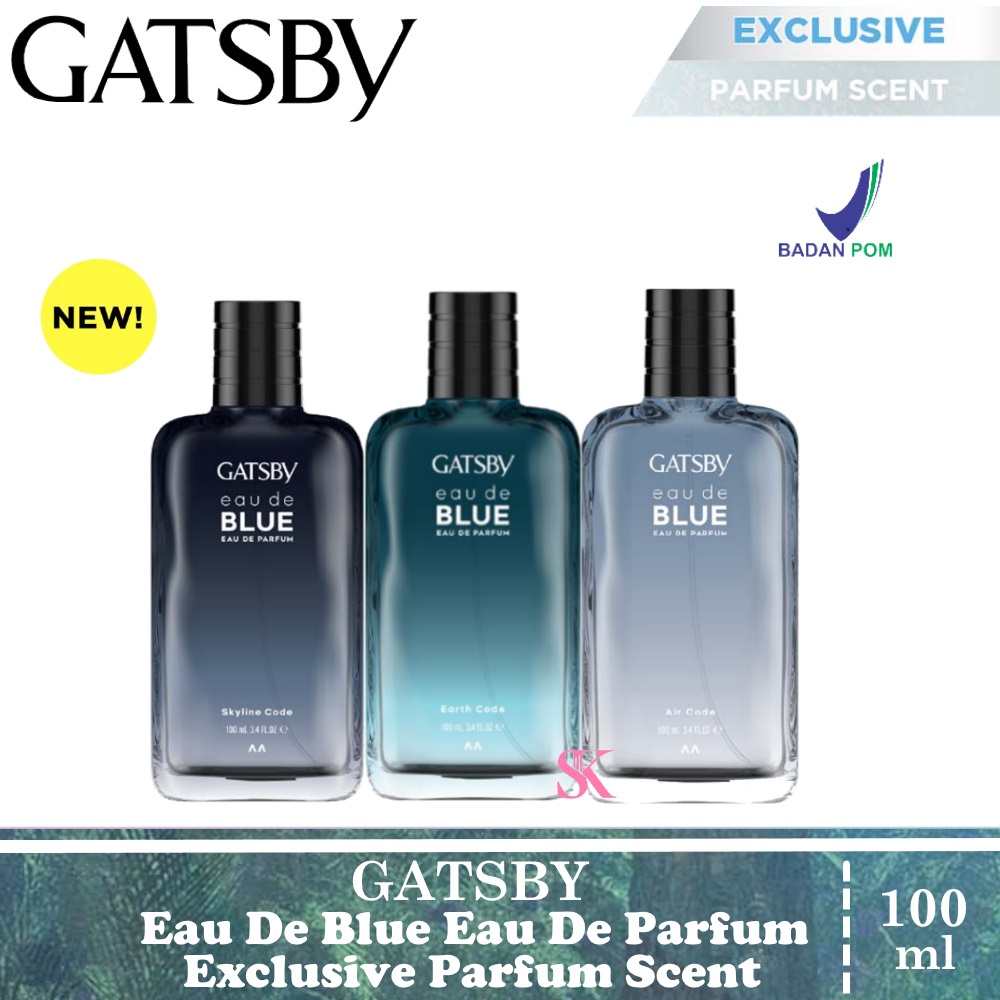 Jual GATSBY EAU DE BLUE BOLD PARFUM PARFUM PRIA 100ml KACA Parfum Pria