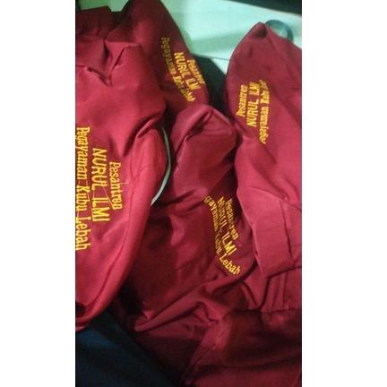 Jual Jas Almamater Merah Maroon List Abu Jas Pondok Pesantren