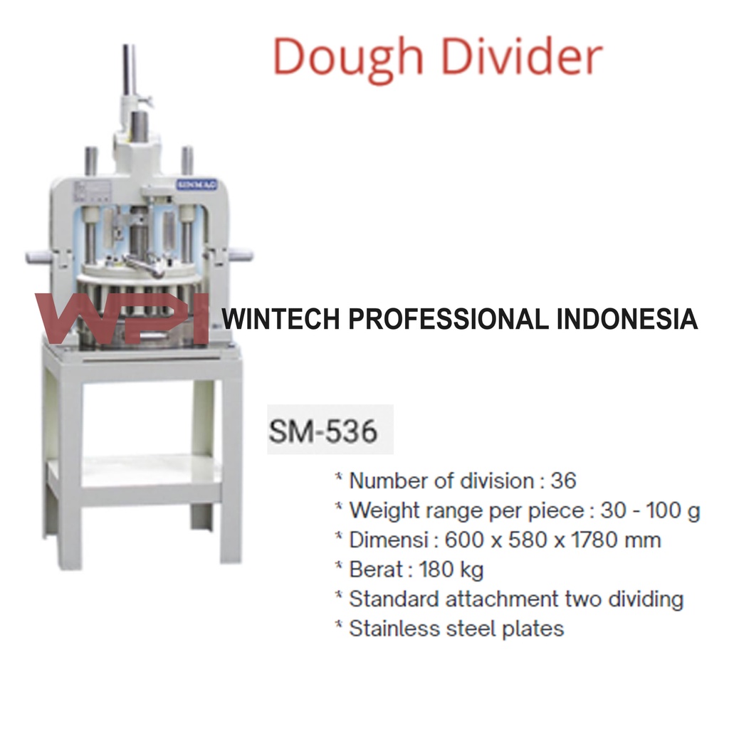 Jual Sinmag Sm Manual Dough Divider Mesin Pembagi Adonan Semi Bulat