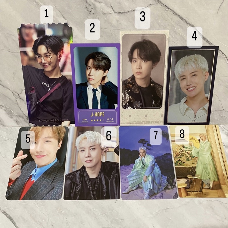 Jual Official BTS J Hope Jhope Hobi Hoseok Pc Mini Photocard Mpc