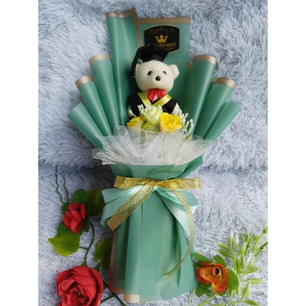 Jual BUKET WISUDA BONEKA MINI COCOK UNTUK PAUD Dan SD Shopee Indonesia