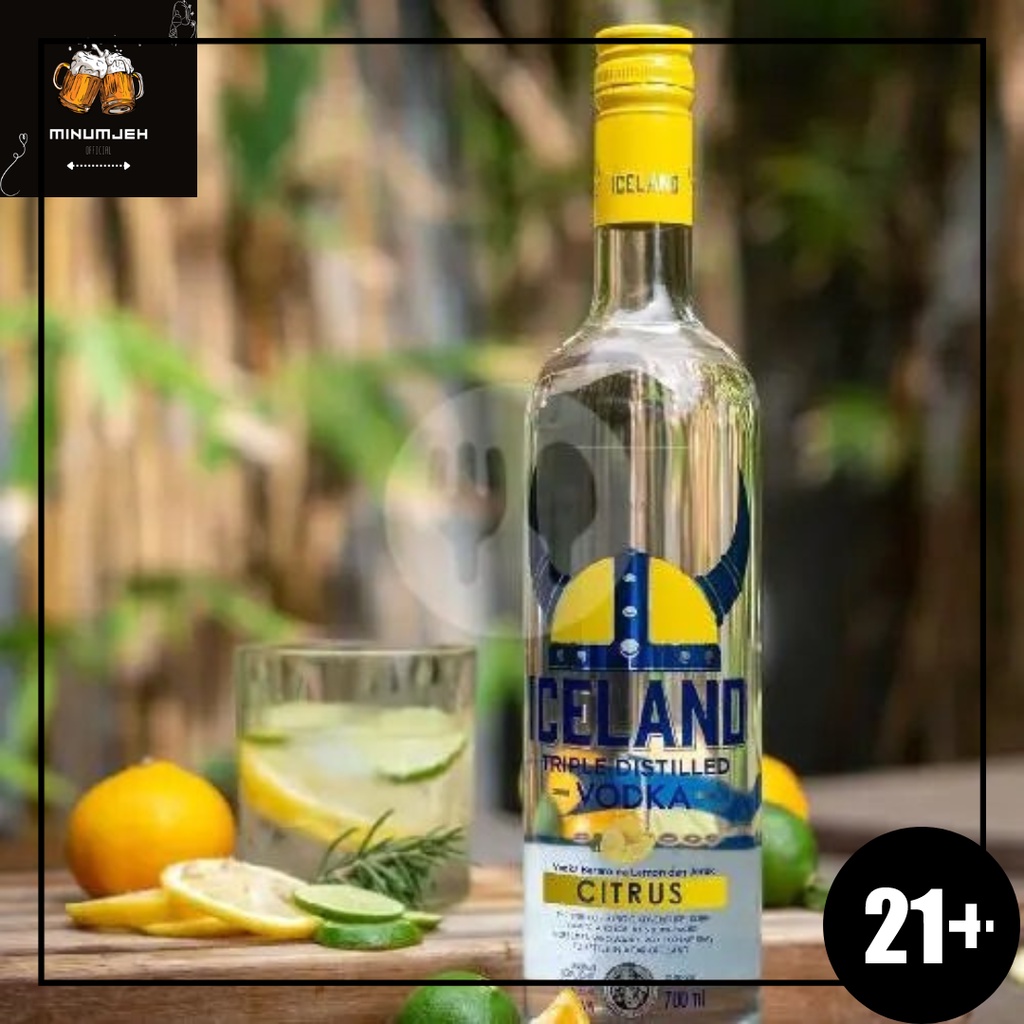 Jual Iceland Vodka Citrus 700 Ml Original Resmi By MinumJeh