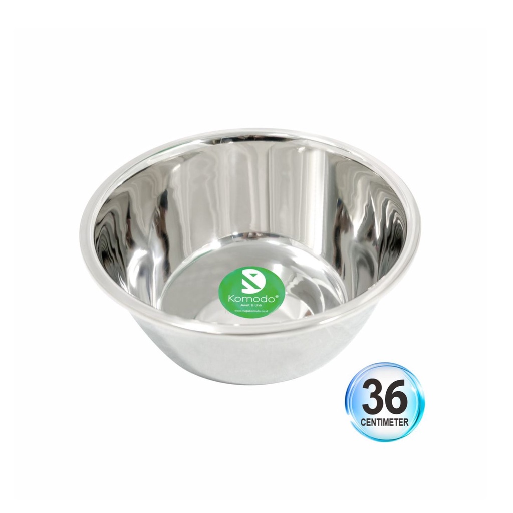 Jual Komodo Baskom Tinggi Cm Stainless Steel Mixing Bowl Shopee