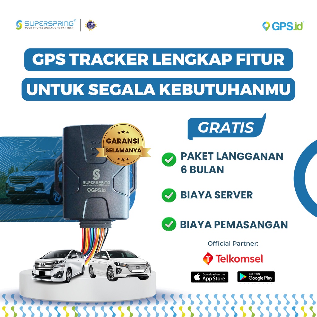 Jual GPS Tracker SUPERSRPING S 250 Pelacak Kendaraan SUPER SPRING S250