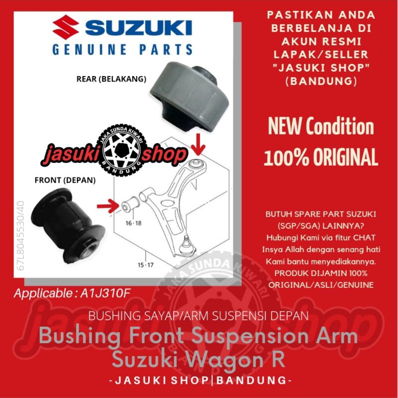 Jual Bushing Busing Bosh Bush Ball Joint Lower Arm Sayap Depan Suzuki