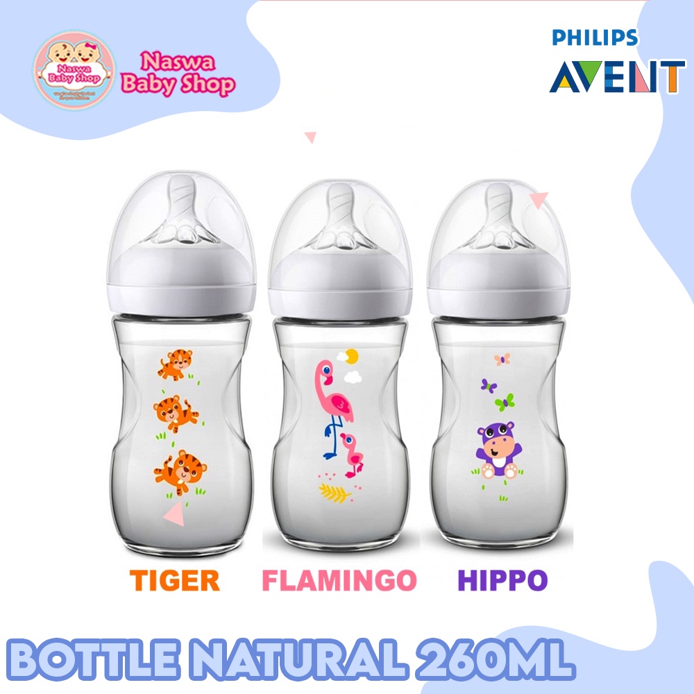 Jual Philips Avent Natural Bottle Single Botol Susu Bayi 260ml 1m