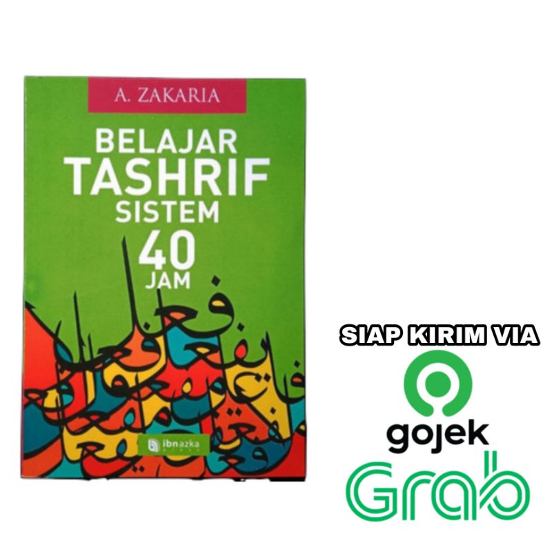 Jual Buku Belajar Tashrif Sistem Jam Ibn Azka Press A Zakaria