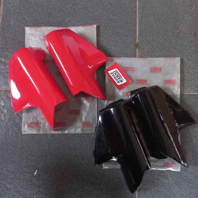 Jual Cover Tutup Shock Spakbor Depan F Zr Merah Hitam Shopee Indonesia