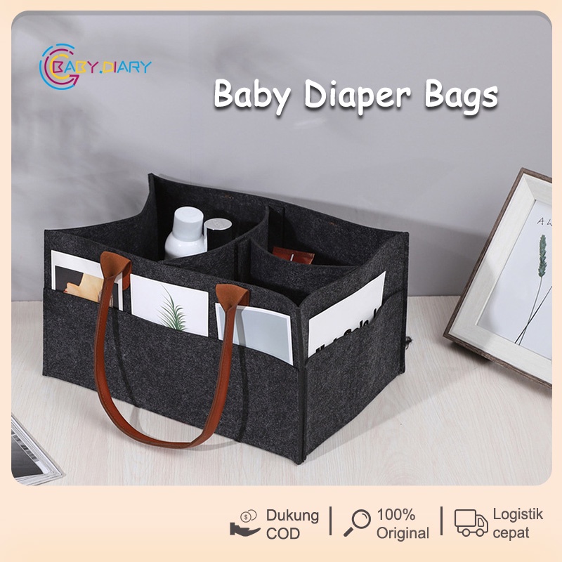 Jual COD Tas Popok Bayi Baby Diaper Bags Tas Penyimpanan Popok