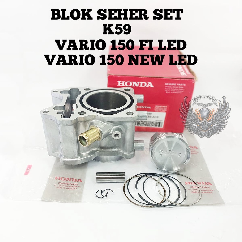 Jual Blok Seher Piston Ring Komplit Honda K Vario Fi Led New Led