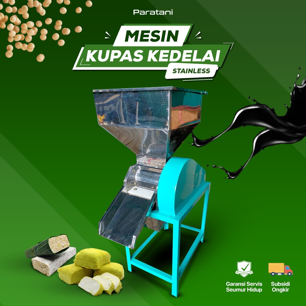 Jual Mesin Pemecah Kedelai Dan Pengupas Kulit Ari Kedelai Otomatis