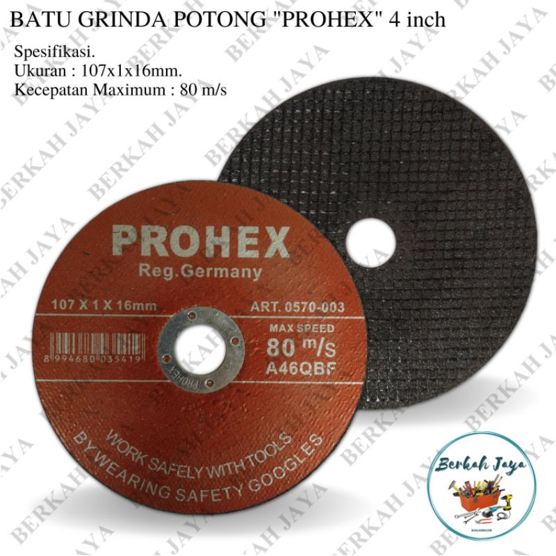 Jual Prohex Mata Gurinda Batu Gerinda Potong Inch Batu Grinda