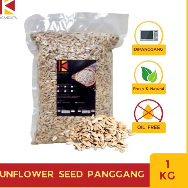 Jual CodeW2i2H Roasted Sunflower Seed Kuaci Kupas Panggang 1kg