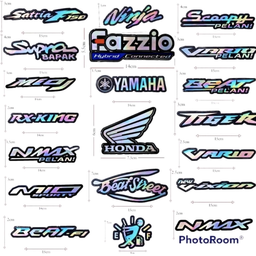 Jual Stiker Motor Hologram Semua Motor Shopee Indonesia