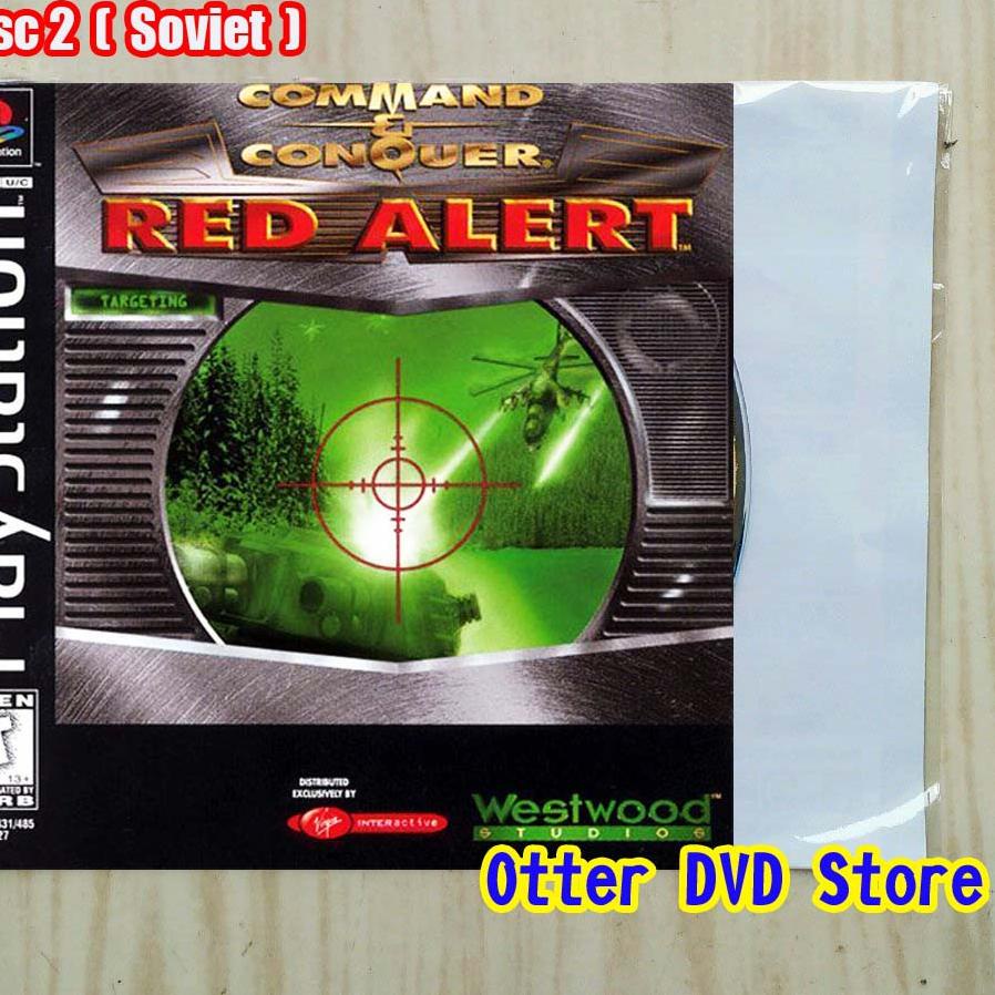 Jual Id2y2Xm Kaset CD Game Ps1 Ps 1 Command And Conquer Red Alert