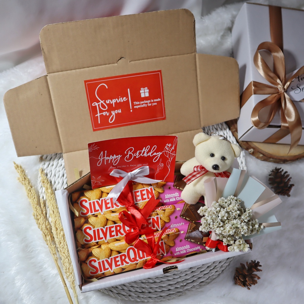 Jual Hampers Cokelat Premium Kado Ulang Tahun Hadiah Snack Cowok