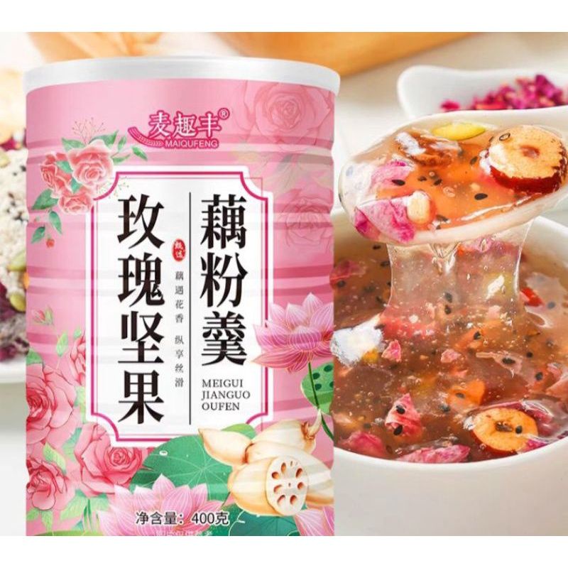 Jual Ou Fen Lotus Root Oufen Bubuk Akar Teratai Rose Lotus Root Halal