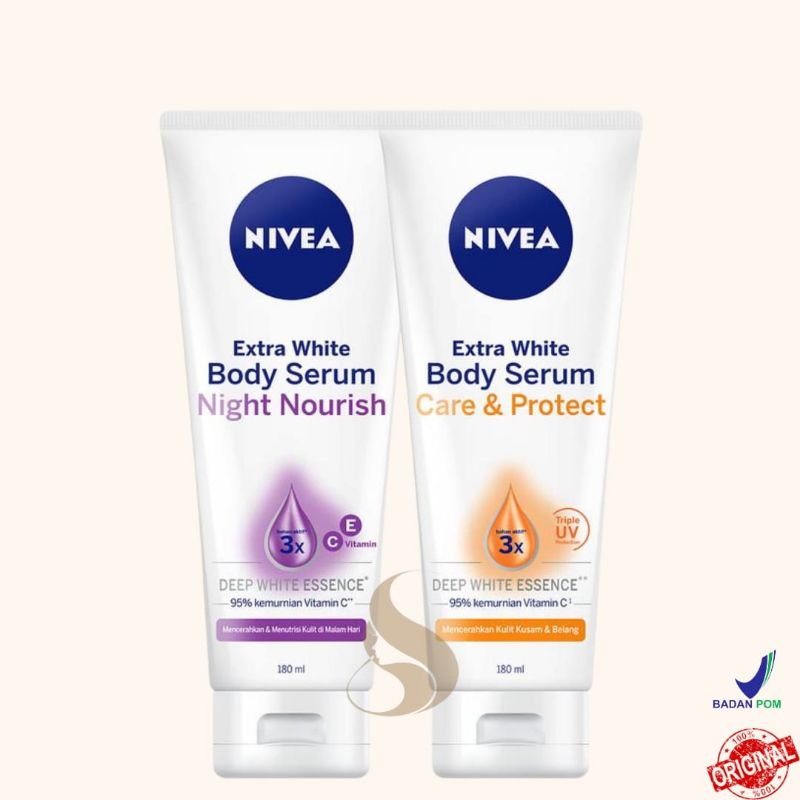 Jual Nivea Body Serum Extra White Night Nourish Ml Nivea Extra