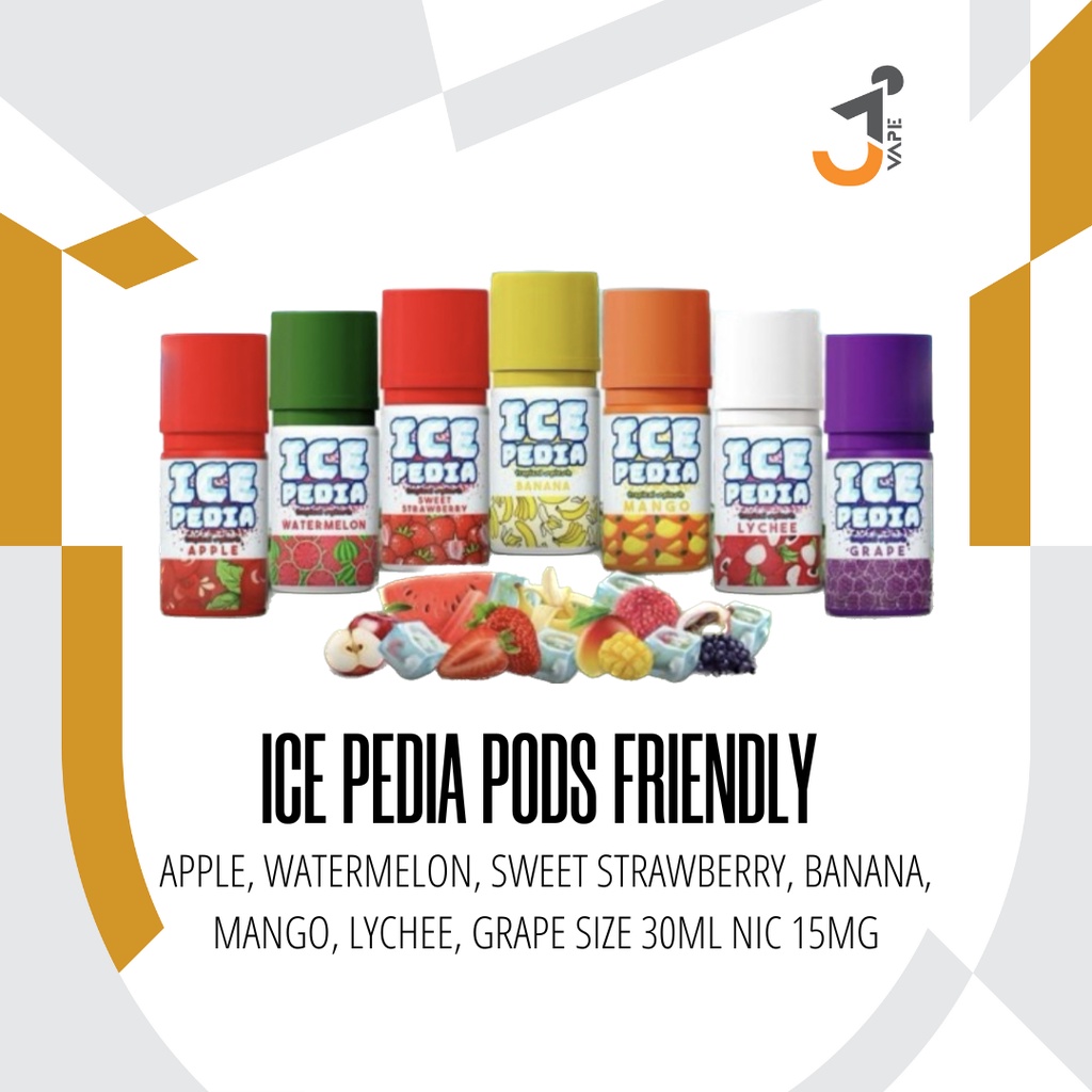 Jual ICEPEDIA SERIES PODS FRIENDLY 30ML BY MAJAPAHIT BREW E LIQUID VAPE