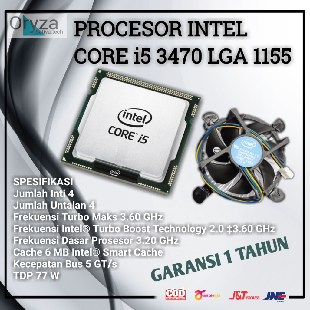 Jual Procesor Intel Core I Lga Socket Tray Free Fan