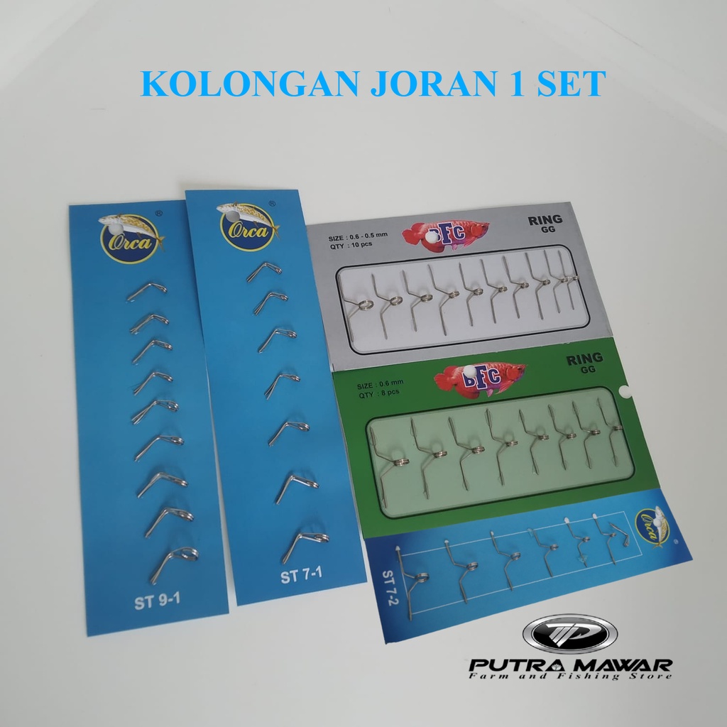 Jual Kolongan Pancing 1 Set Untuk Tegek Atau Joran Kolaman Kaki Satu