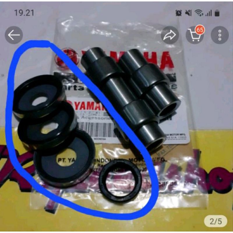 Jual Bearing Bambu Bushing Bosh Swing Arm Rxz Rzr Lengkap Ring Dan Seal