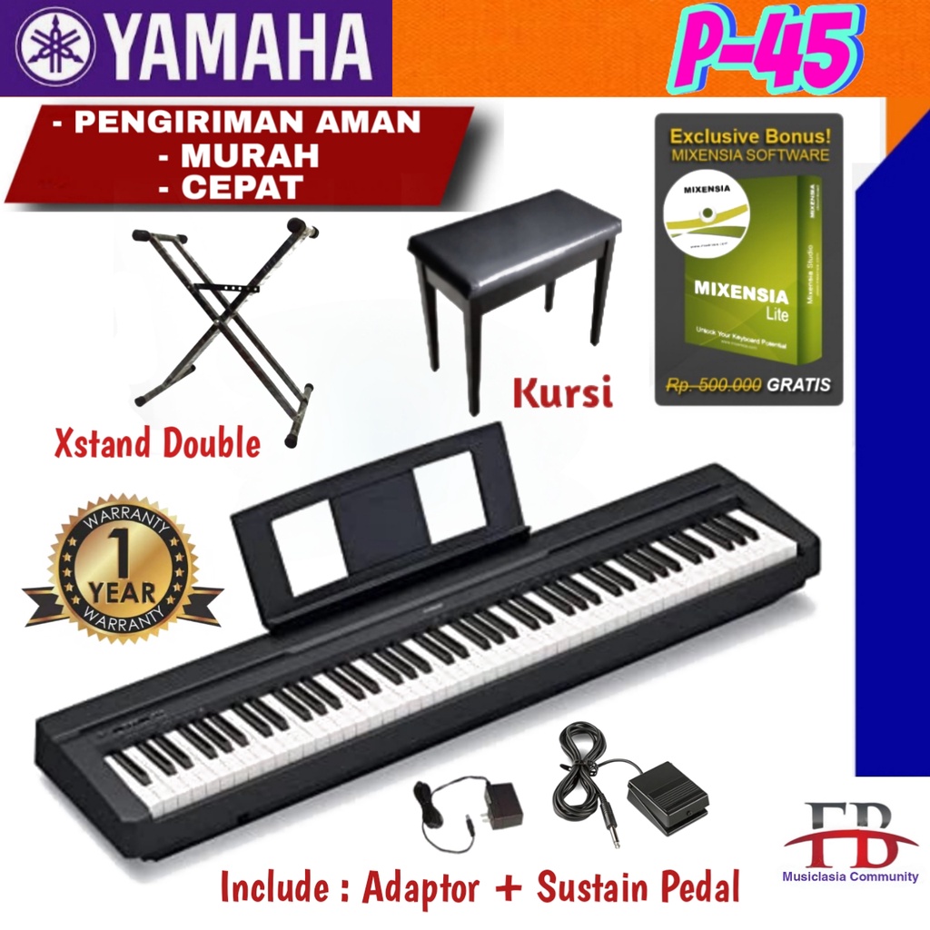 Jual Yamaha Digital Piano P P P B P B P Ori Shopee Indonesia