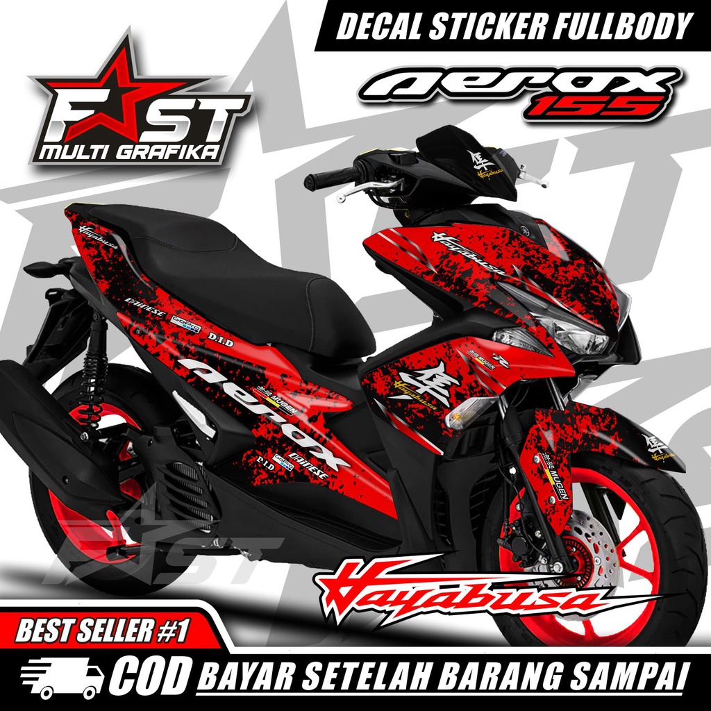 Jual Decal Stiker Aerox Old Stiker Decal Yamaha Aerox Old Full