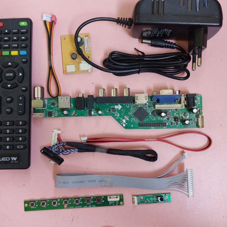 Jual TERMURAH PAKET LENGKAP Z53 LCD LED TV Universal Controller Board