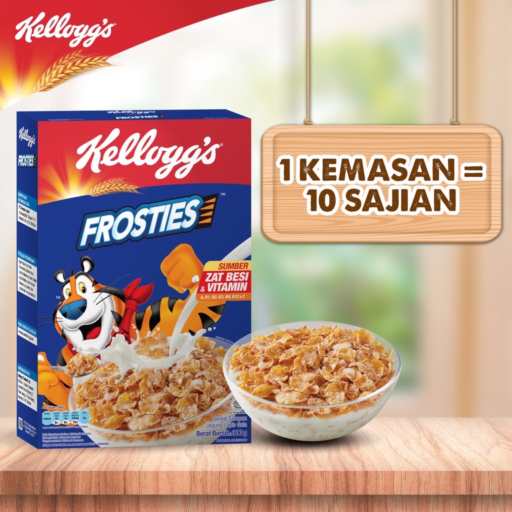 Jual Kelloggs Froot Loops Natural Sereal Frosties Tony Tiger 300gr