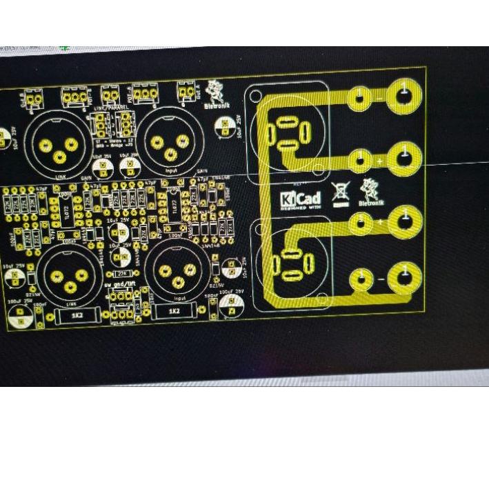 Jual BIG ALE PCB 1 Set Input Balance Panel BOX Belakang CA