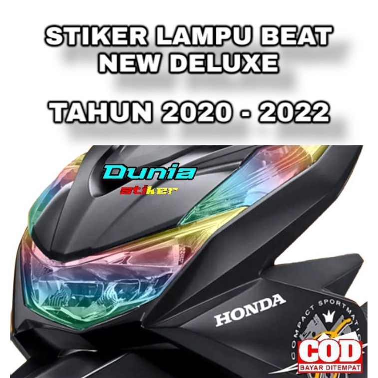 Jual Sticker Stiker Variasi Lampu Beat New Deluxe 2020 2022 Shopee