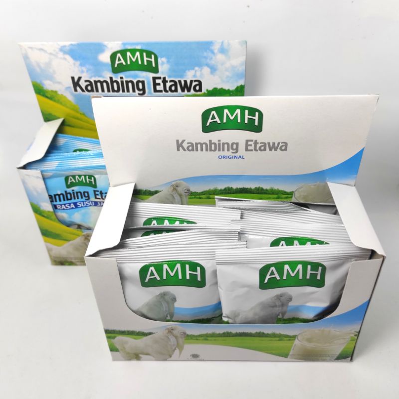 Jual Susu Kambing Etawa Amh Rasa Susu Jahe Original Box Isi Sachet