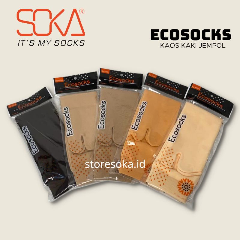 Jual Kaos Kaki Soka Ecosocks Jempol Pendek Produk Reject Cacat