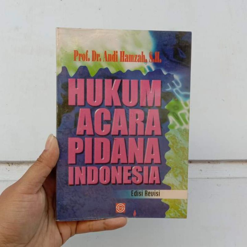 Jual Buku HUKUM ACARA PIDANA INDONESIA Prof Dr Andi Hamzah S H