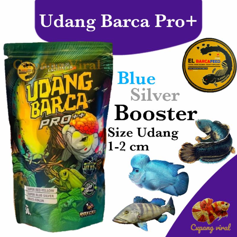 Jual El Barca Udang Kering Pro Blue Booster For Baby Fish 5 20 CM